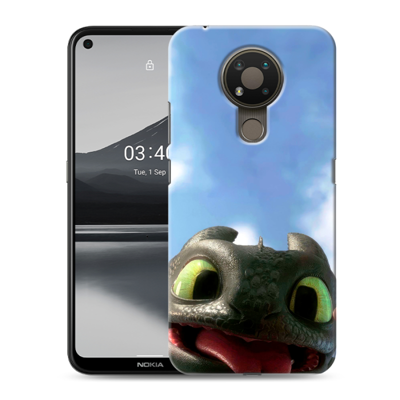 Силиконовый чехол на Nokia 3.4 с принтом Как приручить дракона Силиконовый чехол на Nokia 3.4 с принтом Как приручить дракона