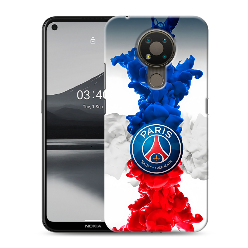 Силиконовый чехол на Nokia 3.4 с принтом PSG ПСЖ Силиконовый чехол на Nokia 3.4 с принтом PSG ПСЖ