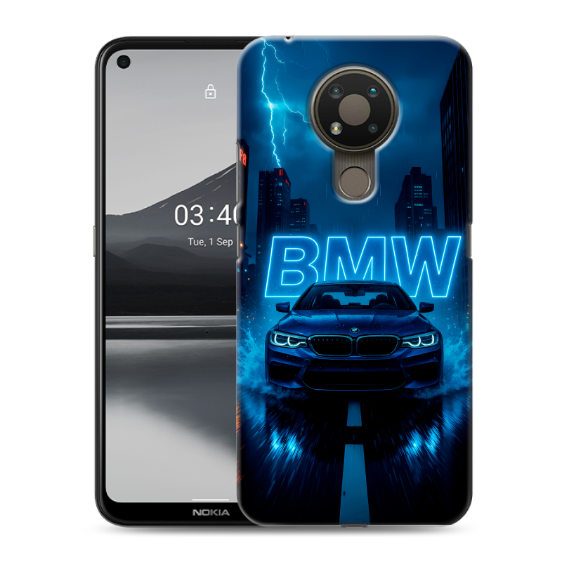 Силиконовый чехол на Nokia 3.4 с принтом BMW БМВ Силиконовый чехол на Nokia 3.4 с принтом BMW БМВ