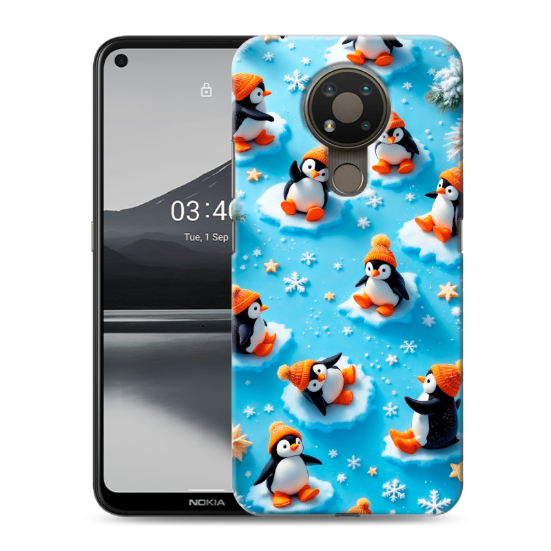 Силиконовый чехол на Nokia 3.4 с принтом Новый год Силиконовый чехол на Nokia 3.4 с принтом Новый год