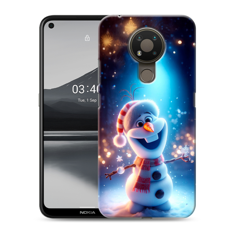 Силиконовый чехол на Nokia 3.4 с принтом Новый год Силиконовый чехол на Nokia 3.4 с принтом Новый год