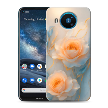 Силиконовый чехол на Nokia 8.3 с принтом Женский