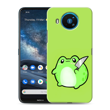 Силиконовый чехол на Nokia 8.3 с принтом Лягушенок Силиконовый чехол на Nokia 8.3 с принтом Лягушенок