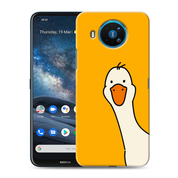 Силиконовый чехол на Nokia 8.3 с принтом Утка Силиконовый чехол на Nokia 8.3 с принтом Утка