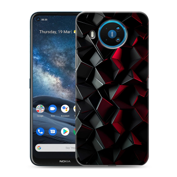 Силиконовый чехол на Nokia 8.3 с принтом Абстракция Силиконовый чехол на Nokia 8.3 с принтом Абстракция