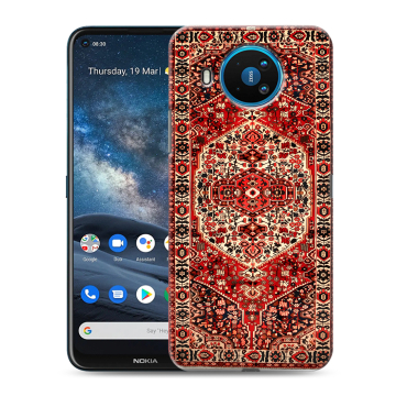 Силиконовый чехол на Nokia 8.3 с принтом Ковер