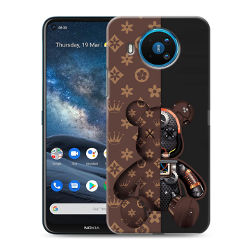 Силиконовый чехол на Nokia 8.3 с принтом Луи робот Силиконовый чехол на Nokia 8.3 с принтом Луи робот