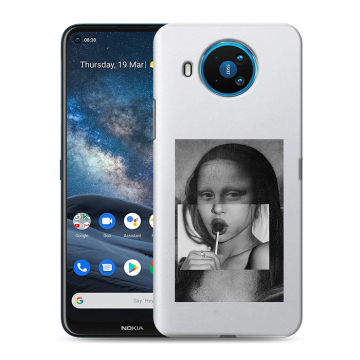 Силиконовый чехол на Nokia 8.3 с принтом Мона Лиза