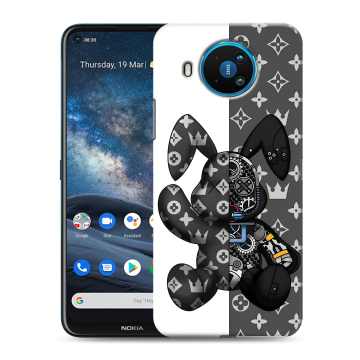 Силиконовый чехол на Nokia 8.3 с принтом Луи робот Силиконовый чехол на Nokia 8.3 с принтом Луи робот