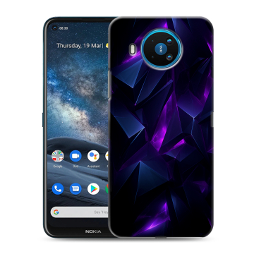 Силиконовый чехол на Nokia 8.3 с принтом Абстракиция