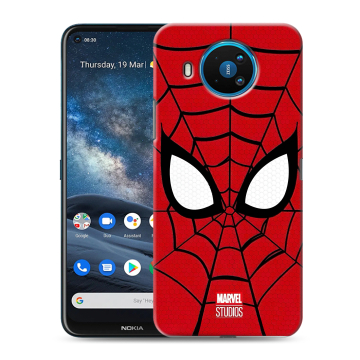 Силиконовый чехол на Nokia 8.3 с принтом человек паук spiderman Силиконовый чехол на Nokia 8.3 с принтом человек паук spiderman