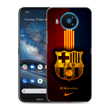 Силиконовый чехол на Nokia 8.3 с принтом Барселона Barcelona
