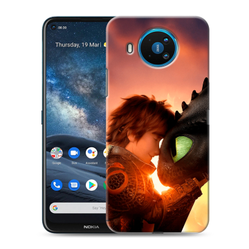 Силиконовый чехол на Nokia 8.3 с принтом Как приручить дракона Силиконовый чехол на Nokia 8.3 с принтом Как приручить дракона