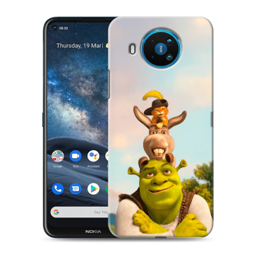 Силиконовый чехол на Nokia 8.3 с принтом Шрек Shrek