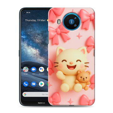 Силиконовый чехол на Nokia 8.3 с принтом для девочек Силиконовый чехол на Nokia 8.3 с принтом для девочек