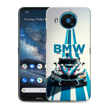 Силиконовый чехол на Nokia 8.3 с принтом БМВ BMW Силиконовый чехол на Nokia 8.3 с принтом БМВ BMW
