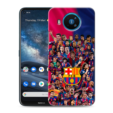 Силиконовый чехол на Nokia 8.3 с принтом Барселона Barcelona