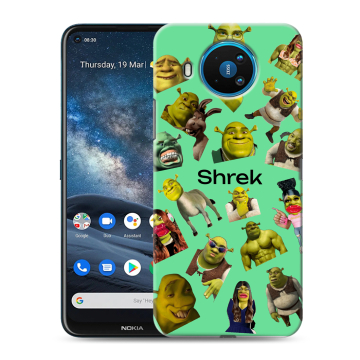 Силиконовый чехол на Nokia 8.3 с принтом Шрек Shrek