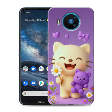 Силиконовый чехол на Nokia 8.3 с принтом для девочек Силиконовый чехол на Nokia 8.3 с принтом для девочек