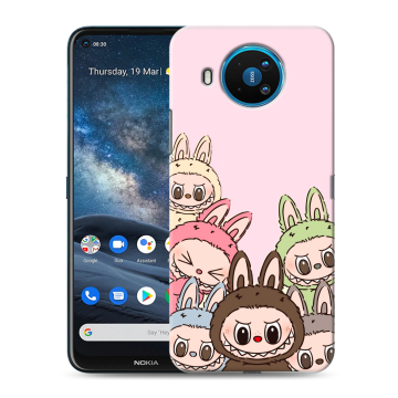 Силиконовый чехол на Nokia 8.3 с принтом Лабубу