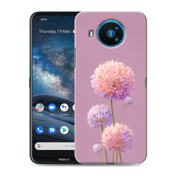 Силиконовый чехол на Nokia 8.3 с принтом Цветы
