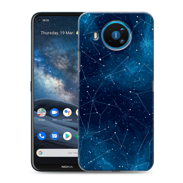 Силиконовый чехол на Nokia 8.3 с принтом Космос звезды