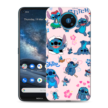 Силиконовый чехол на Nokia 8.3 с принтом Лило и Стич Силиконовый чехол на Nokia 8.3 с принтом Лило и Стич
