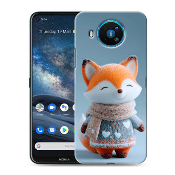 Силиконовый чехол на Nokia 8.3 с принтом Лиса