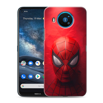 Силиконовый чехол на Nokia 8.3 с принтом Spiderman Человек паук Силиконовый чехол на Nokia 8.3 с принтом Spiderman Человек паук