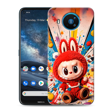 Силиконовый чехол на Nokia 8.3 с принтом Labubu Лабубу Силиконовый чехол на Nokia 8.3 с принтом Labubu Лабубу