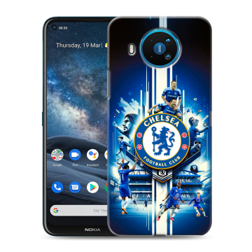Силиконовый чехол на Nokia 8.3 с принтом Chelsea Челси