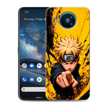 Силиконовый чехол на Nokia 8.3 с принтом Naruto Наруто Силиконовый чехол на Nokia 8.3 с принтом Naruto Наруто