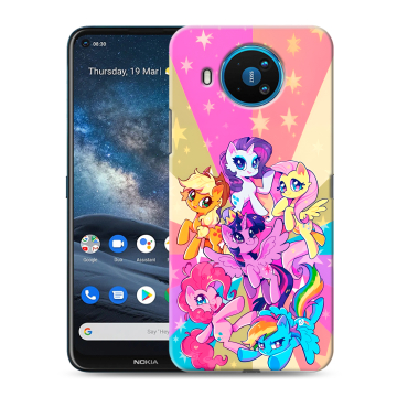 Силиконовый чехол на Nokia 8.3 с принтом My little pony Дружба чудо Силиконовый чехол на Nokia 8.3 с принтом My little pony Дружба чудо