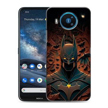 Силиконовый чехол на Nokia 8.3 с принтом Batman Бэтмен