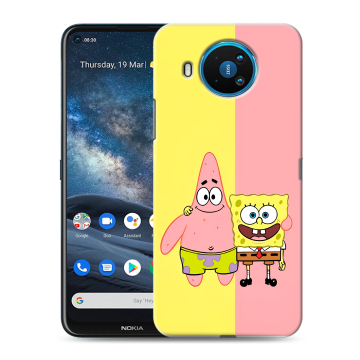 Силиконовый чехол на Nokia 8.3 с принтом Спанч боб Спанчбоб Силиконовый чехол на Nokia 8.3 с принтом Спанч боб Спанчбоб