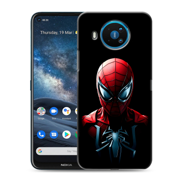 Силиконовый чехол на Nokia 8.3 с принтом Spiderman Человек паук