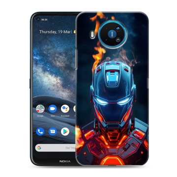 Силиконовый чехол на Nokia 8.3 с принтом IronMan Железный человек Силиконовый чехол на Nokia 8.3 с принтом IronMan Железный человек