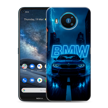 Силиконовый чехол на Nokia 8.3 с принтом BMW БМВ Силиконовый чехол на Nokia 8.3 с принтом BMW БМВ