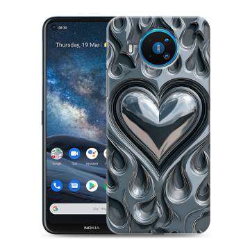 Силиконовый чехол на Nokia 8.3 с принтом Y2K Силиконовый чехол на Nokia 8.3 с принтом Y2K