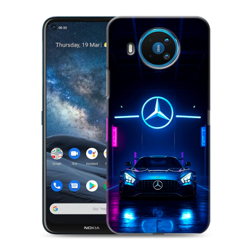 Силиконовый чехол на Nokia 8.3 с принтом Mercedes Мерседес Силиконовый чехол на Nokia 8.3 с принтом Mercedes Мерседес