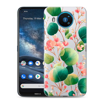 Силиконовый чехол на Nokia 8.3 с принтом женский