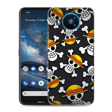 Силиконовый чехол на Nokia 8.3 с принтом One Piece Ван Пис