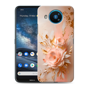 Силиконовый чехол на Nokia 8.3 с принтом женский