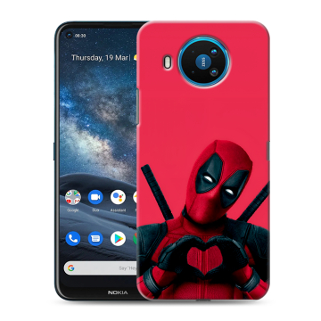Силиконовый чехол на Nokia 8.3 с принтом Дедпул Deadpool Силиконовый чехол на Nokia 8.3 с принтом Дедпул Deadpool