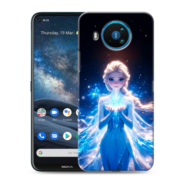 Силиконовый чехол на Nokia 8.3 с принтом Холодное сердце Frozen Силиконовый чехол на Nokia 8.3 с принтом Холодное сердце Frozen