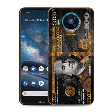 Силиконовый чехол на Nokia 8.3 с принтом Доллар деньги Силиконовый чехол на Nokia 8.3 с принтом Доллар деньги