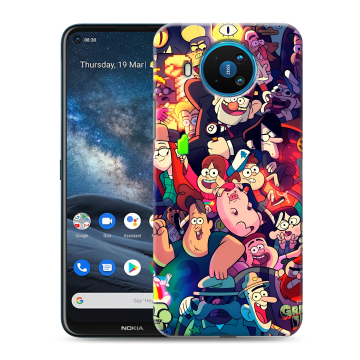 Силиконовый чехол на Nokia 8.3 с принтом Gravity Falls Гравити Фолз Силиконовый чехол на Nokia 8.3 с принтом Gravity Falls Гравити Фолз