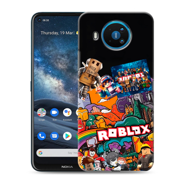 Силиконовый чехол на Nokia 8.3 с принтом Roblox Роблокс Силиконовый чехол на Nokia 8.3 с принтом Roblox Роблокс