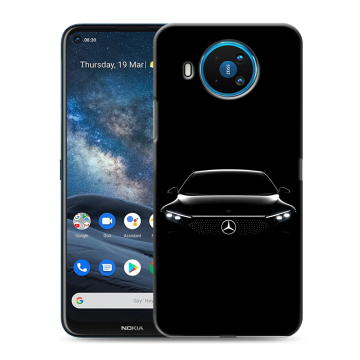 Силиконовый чехол на Nokia 8.3 с принтом Mercedes Мерседес Силиконовый чехол на Nokia 8.3 с принтом Mercedes Мерседес
