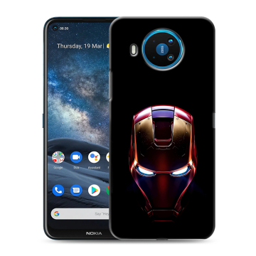 Силиконовый чехол на Nokia 8.3 с принтом IronMan Железный человек Силиконовый чехол на Nokia 8.3 с принтом IronMan Железный человек